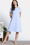Zivame Knit Cotton Mid Length Nightdress - Dutch Canel — thumbnail 2